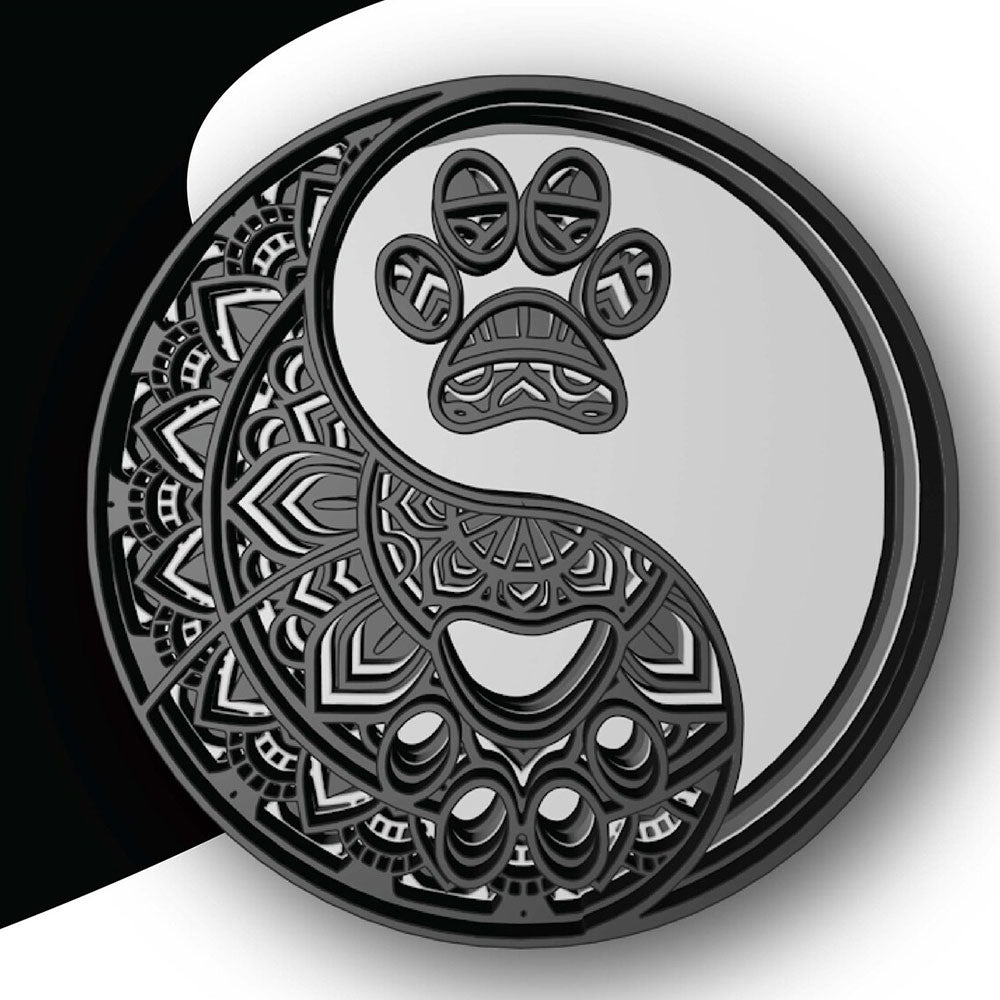 ΠΠ΅ΠΊΠΎΡΠ°ΡΠΈΡ Yin Yang PAW β ΠΠ΅ΡΡΠ΅ΠΊΡΠ΅Π½ Π±Π°Π»Π°Π½Ρ ΠΈ Π»ΡΠ±ΠΎΠ² ΠΊΡΠΌ ΠΆΠΈΠ²ΠΎΡΠ½ΠΈΡΠ΅