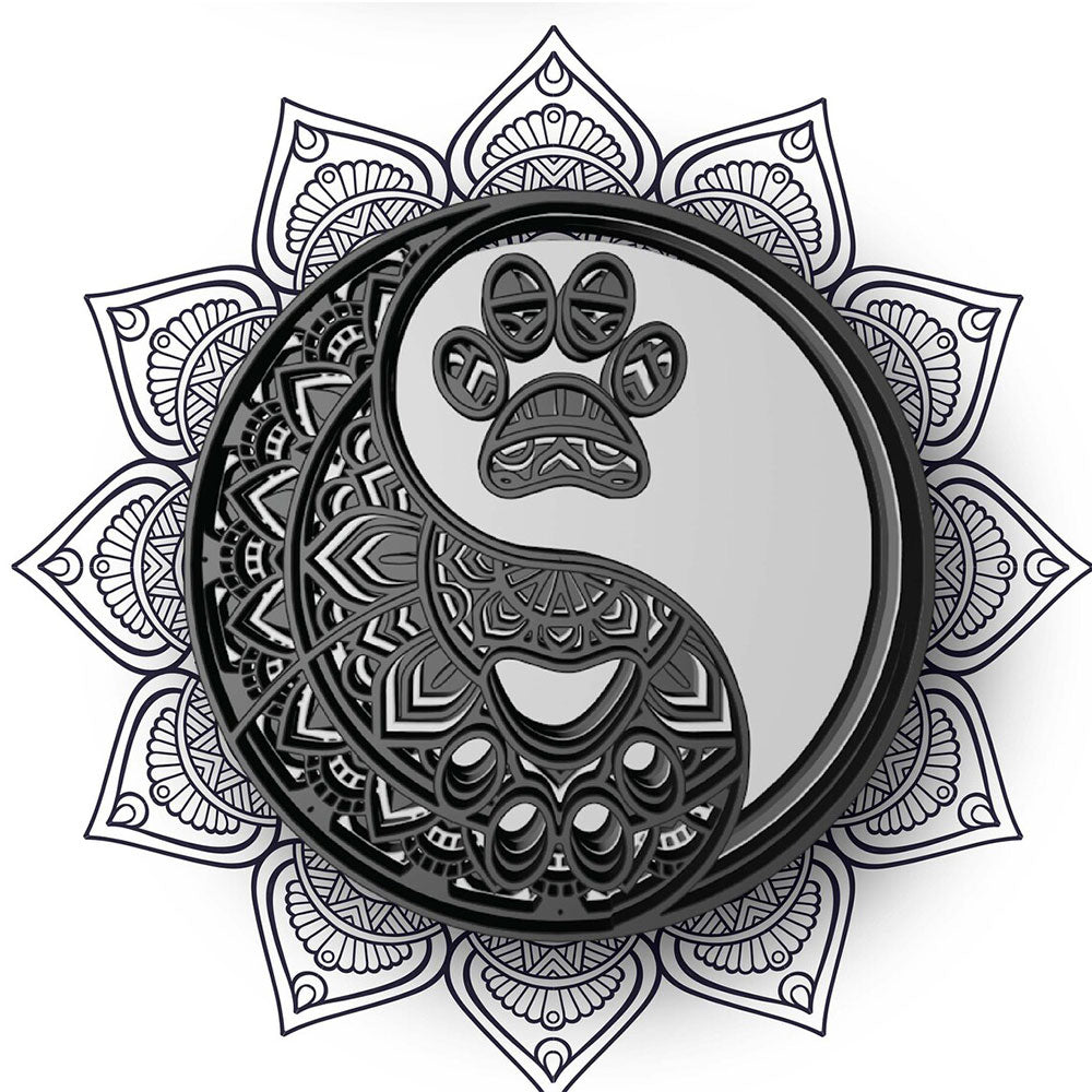 ΠΠ΅ΠΊΠΎΡΠ°ΡΠΈΡ Yin Yang PAW β ΠΠ΅ΡΡΠ΅ΠΊΡΠ΅Π½ Π±Π°Π»Π°Π½Ρ ΠΈ Π»ΡΠ±ΠΎΠ² ΠΊΡΠΌ ΠΆΠΈΠ²ΠΎΡΠ½ΠΈΡΠ΅