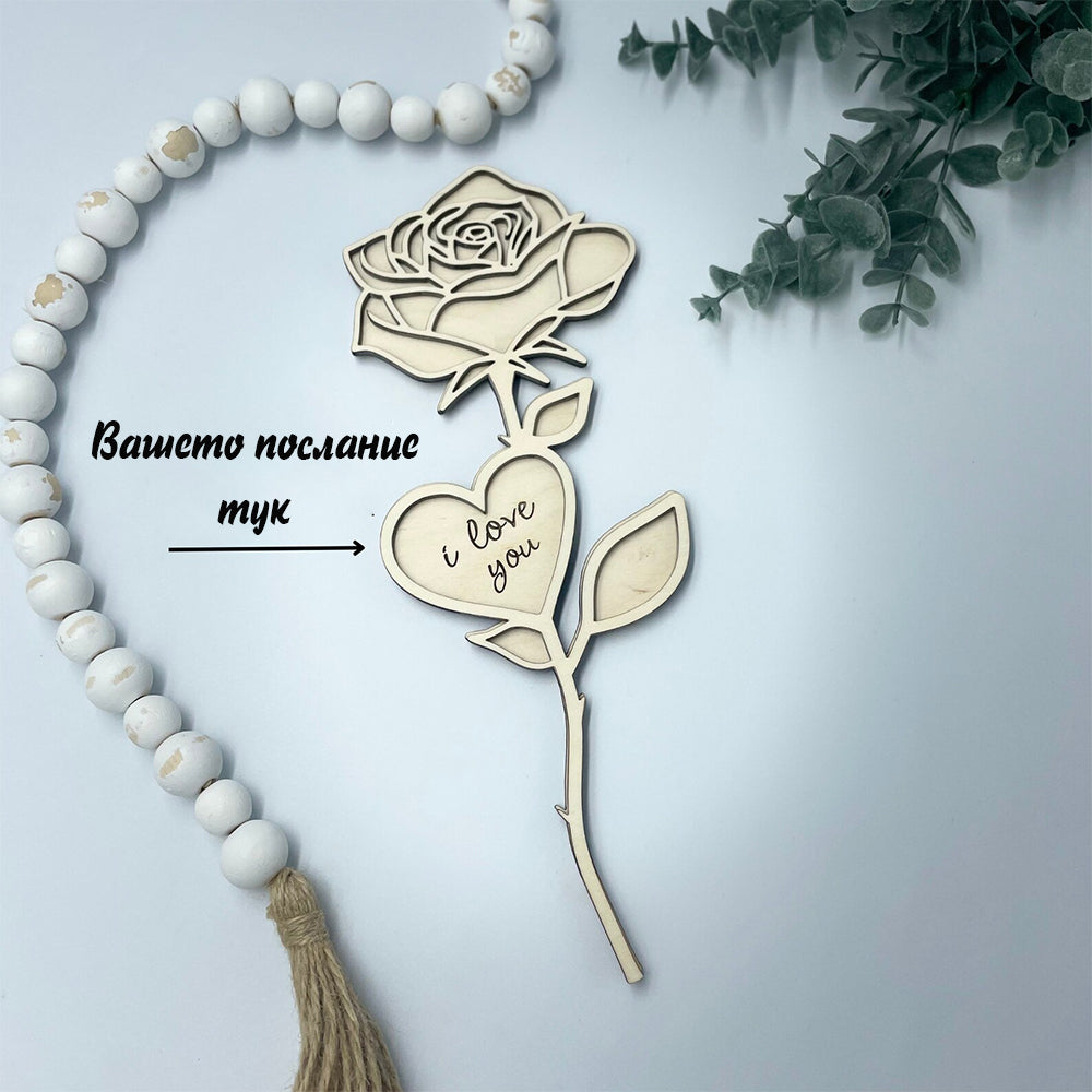 A beautiful handmade Flower for Mom