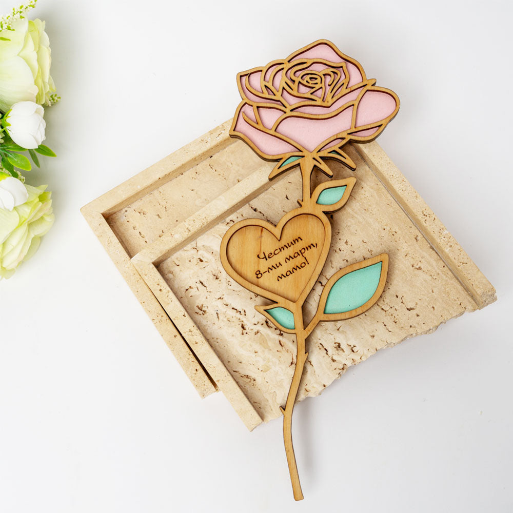 A beautiful handmade Flower for Mom