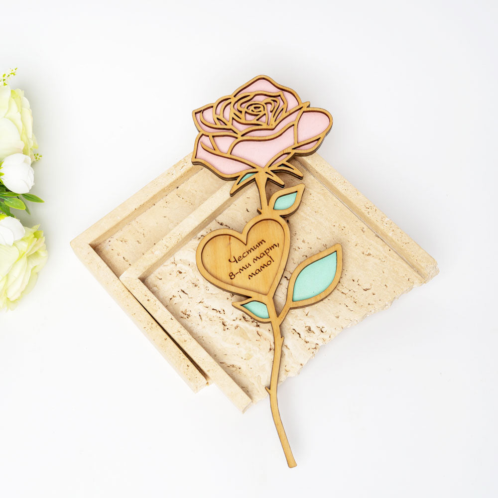 A beautiful handmade Flower for Mom