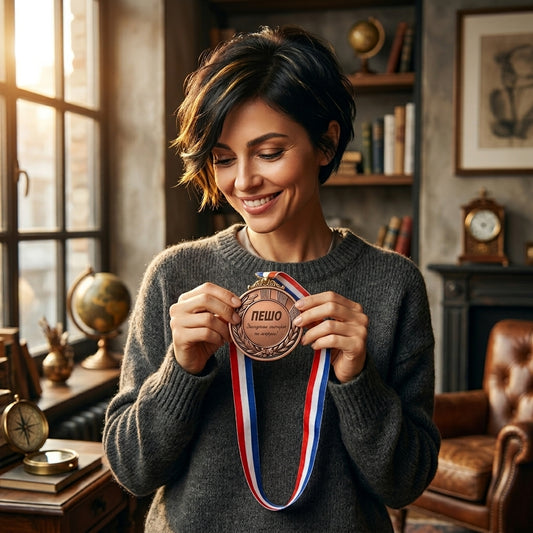 Персонализиран медал Забавен подарък за уникални умения и постижения