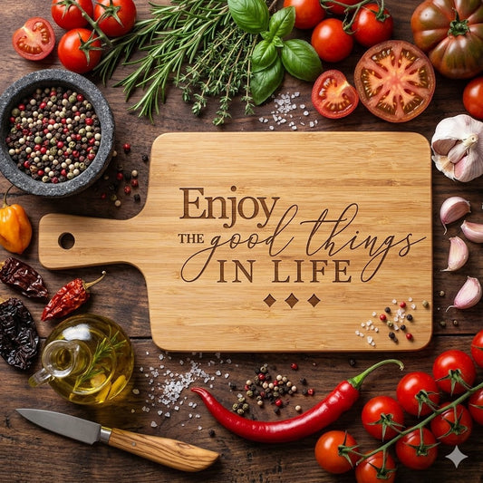 Персонализирана кухненска дъска за рязане