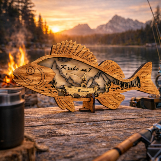 Перфектен подарък за рибари с персонализация