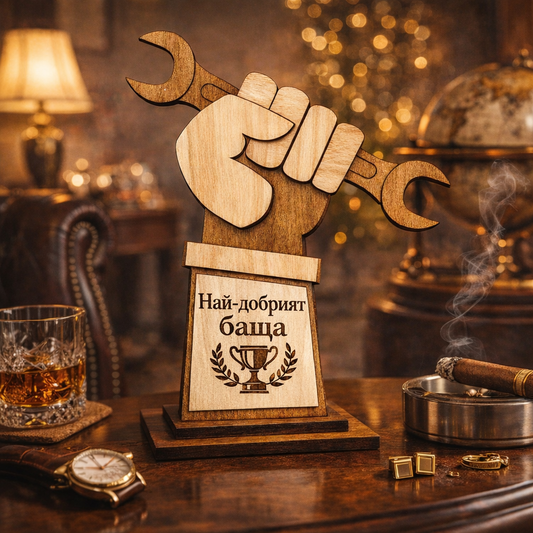 Персонализирана награда подарък за най-добрия татко