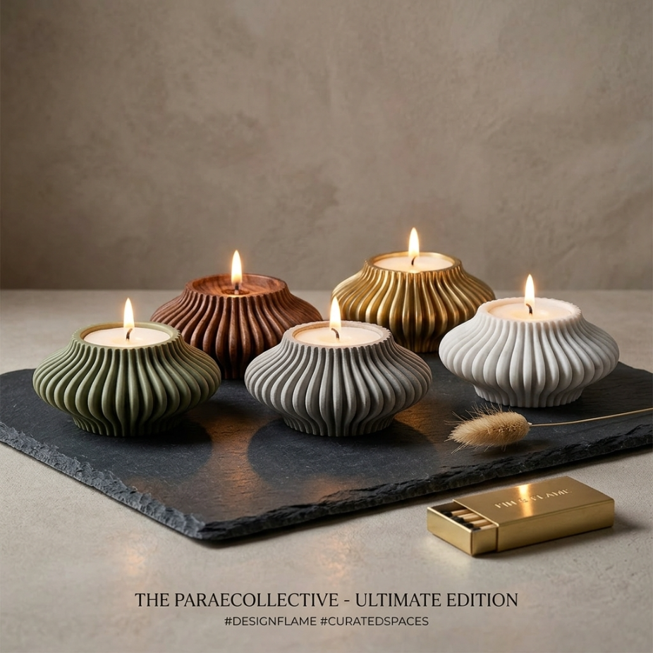 Луксозни свещници в различни цветове и форми за стилна декорация, ръчна изработка, подходящи за изненада от exe.bg.