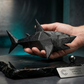 Модерна 3D фигура на акула с геометричен дизайн, подходяща за декорация, ръчна изработка.