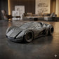 Декоративна скулптура – спортен автомобил Hyper Car в черно