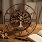 Дървен стенен часовник – Дървото на живота