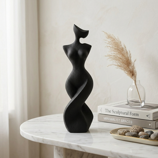 Абстрактна Скулптура Женска Фигура – Модерен Декор за Дом и Офис