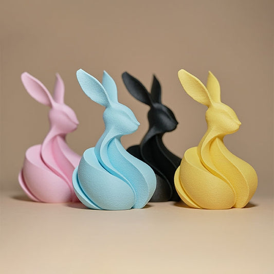 Фигура „Зайче в движение“ – елегантна декорация с артистична форма