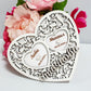 Elegant stylish wedding ring box Wedding Heart