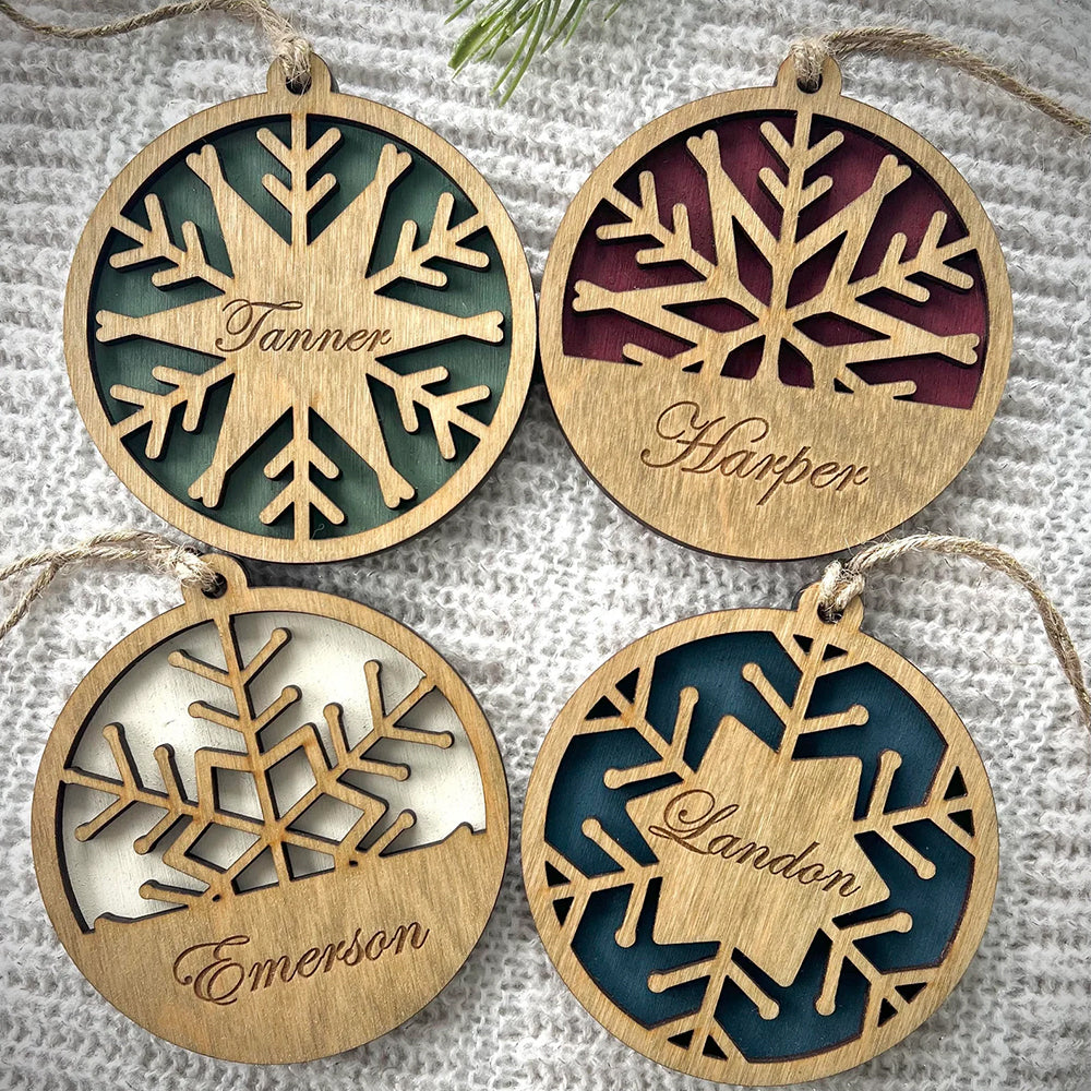 Варианти за персонализация на кръгла коледна играчка за елха