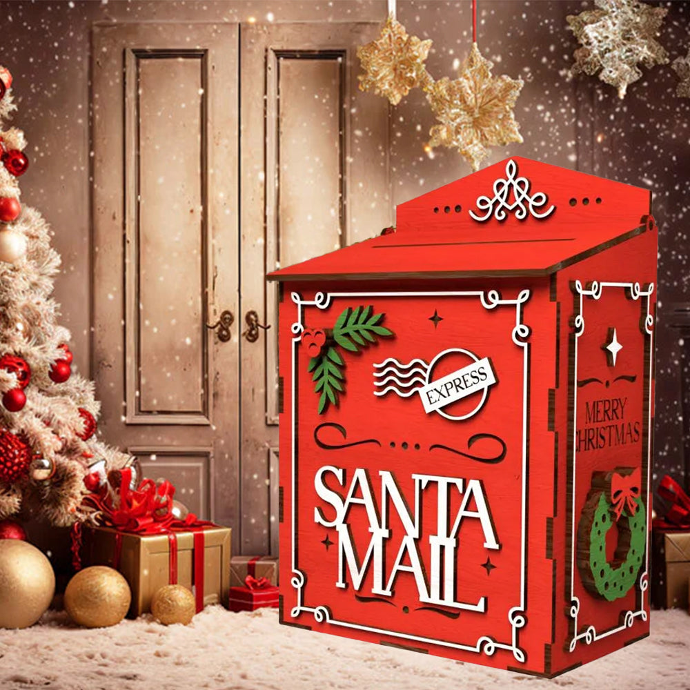 Вариант на дизайн на коледна пощенска кутия 