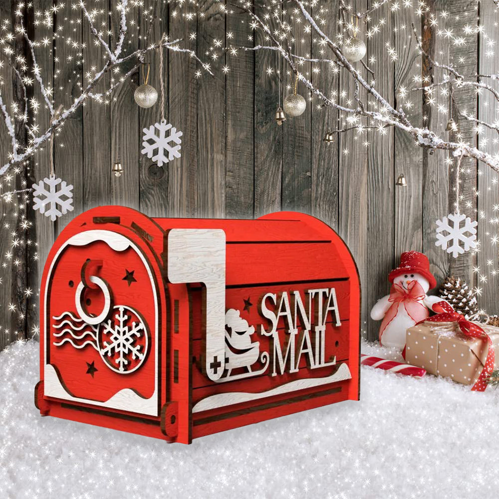 Пощенска кутия сколеден дизайн и вратичка, вариант 