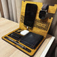 Personalized functional wooden desk organizer - a gift with a personal message