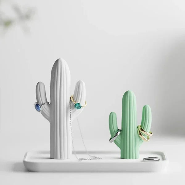 Органайзер за бижута – Елегантен кактус дизайн