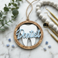 Дървена декорация с изрязана форма на зъб и надпис Dentist, ръчна изработка, стилен жест за стоматолог от exe.bg.