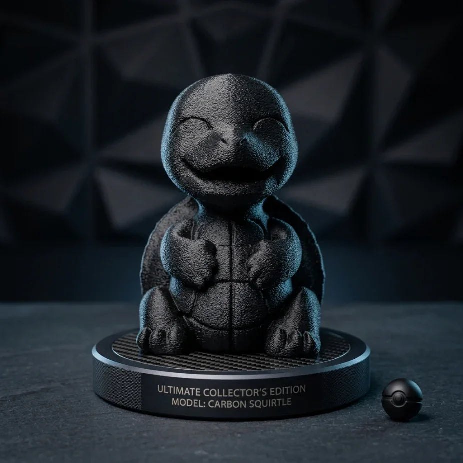 Черна 3D фигурка на костенурка, ръчно рисувана, модерна изненада и декорация, exe.bg